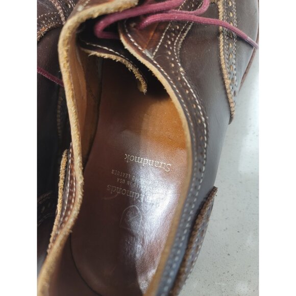 Allen Edmonds Strandmok Cap toe Oxford Men’s Size 11 Brown Saddle Dainite Sole main image 10